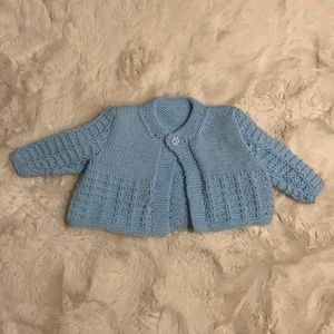 Handmade Blue Newborn Sweater